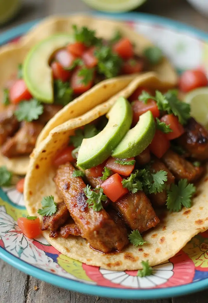 26 Glazed Pork Recipes That Look Gourmet - 6. Cilantro Lime Glazed Pork Tacos