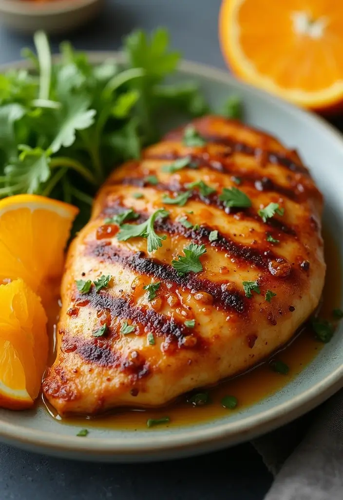 26 Grilled Chicken Recipes for Every Season - 17. Orange Ginger Grilled Chicken