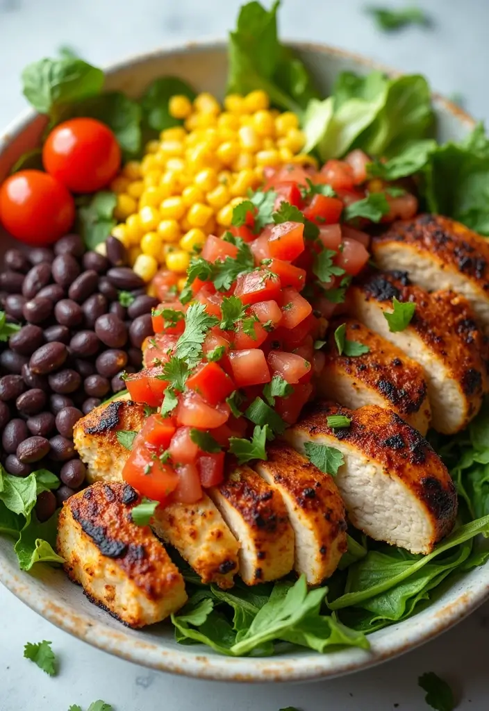 26 Grilled Chicken Recipes for Every Season - 8. South Western Grilled Chicken Salad