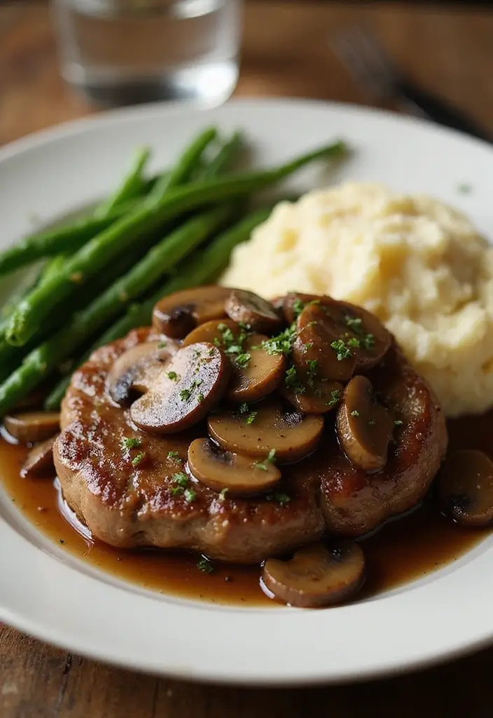 26 Juicy Steak Dinner Recipes for Every Occasion - 19. Savory Mushroom Steak