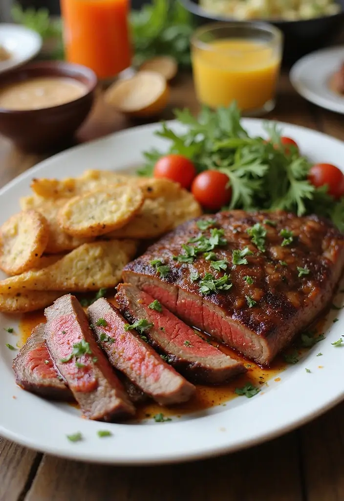 26 Juicy Steak Dinner Recipes for Every Occasion - 2. Spicy BBQ Flank Steak