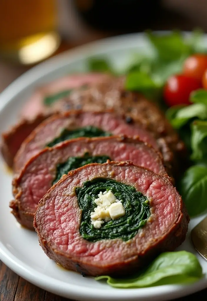 26 Juicy Steak Dinner Recipes for Every Occasion - 21. Stuffed Flank Steak