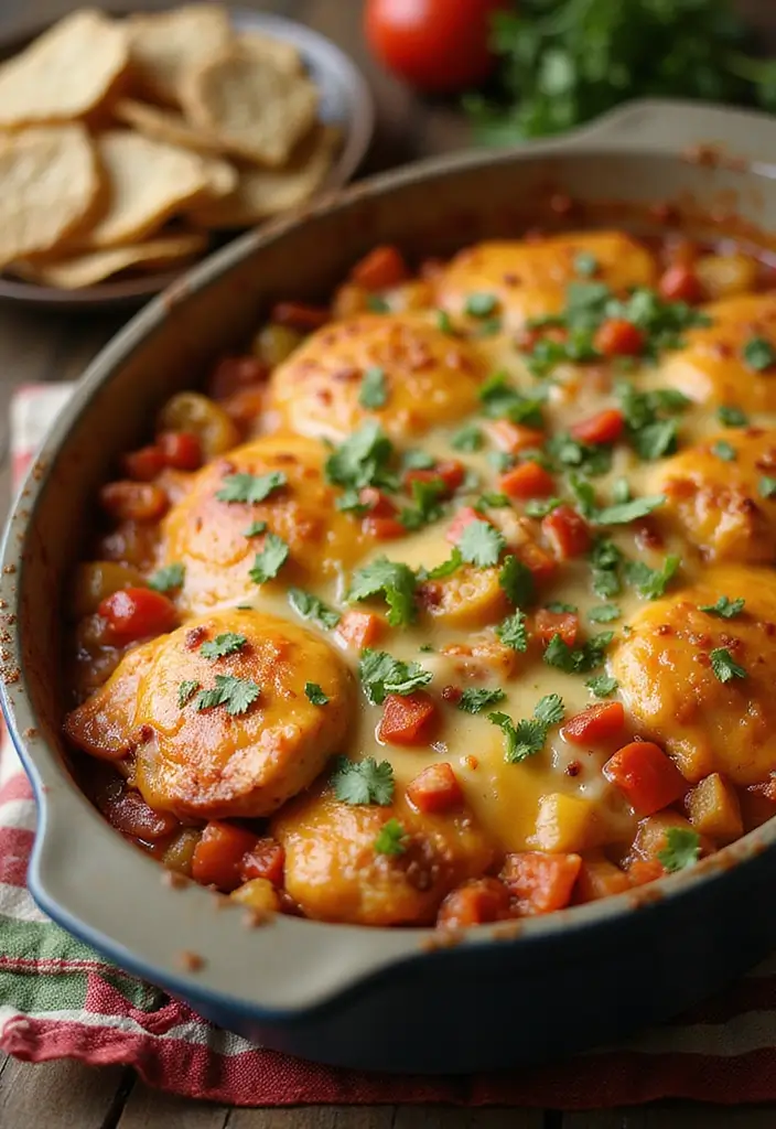 26 Keto Chicken Recipes That Actually Taste Great - 10. Chicken Fajita Casserole