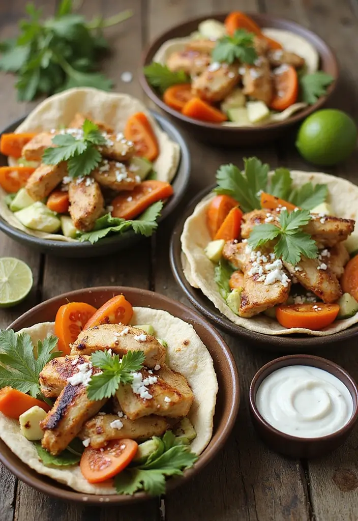 26 Keto Chicken Recipes That Actually Taste Great - 18. Chicken Gyro Bowls