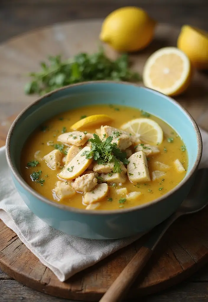 26 Keto Chicken Recipes That Actually Taste Great - 22. Greek Lemon Chicken Soup