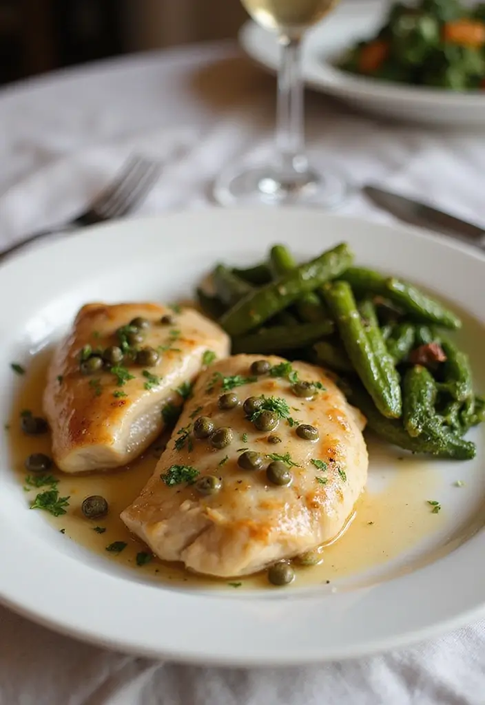 26 Keto Chicken Recipes That Actually Taste Great - 23. Chicken Piccata