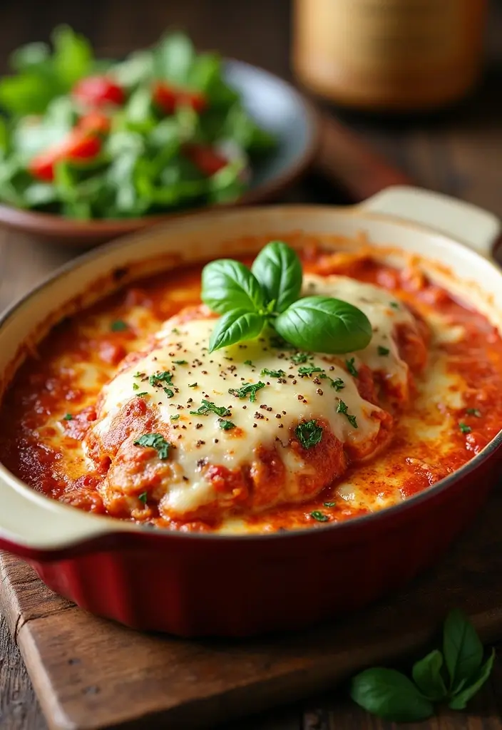 26 Keto Chicken Recipes That Actually Taste Great - 26. Chicken Parmesan Casserole