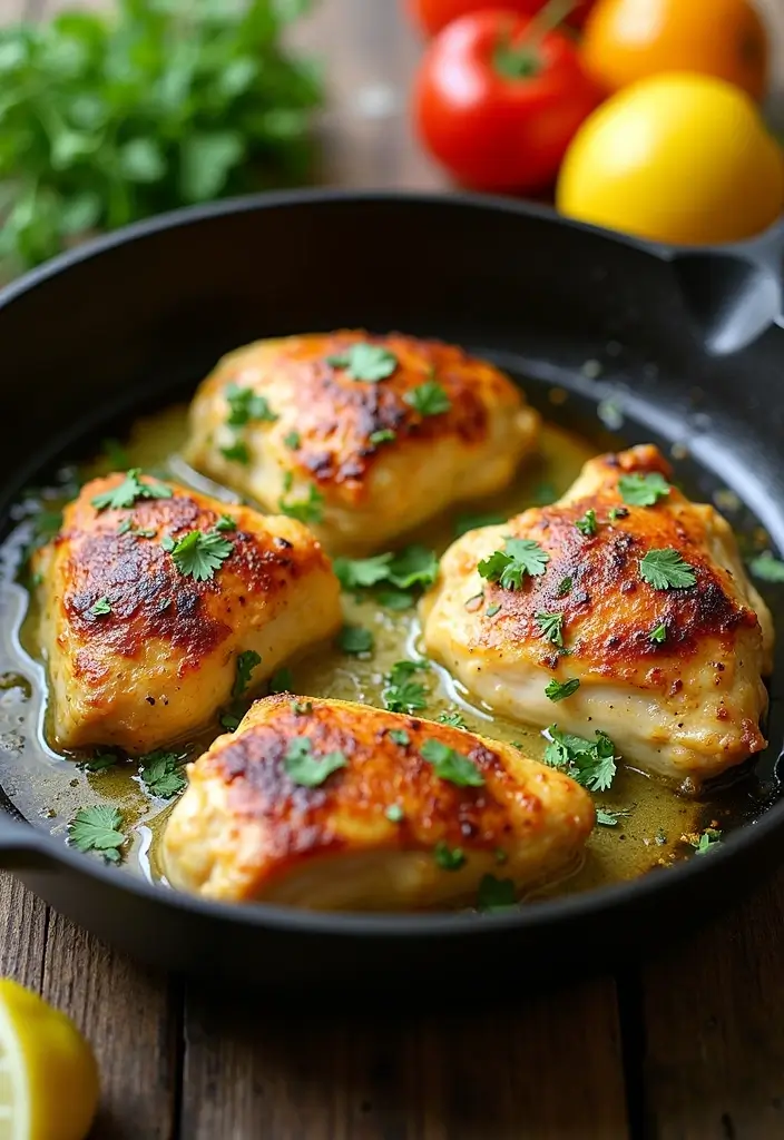 26 Keto Chicken Recipes That Actually Taste Great - 5. Lemon Garlic Butter Chicken Thighs
