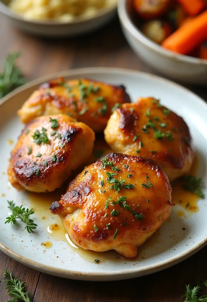 26 Keto Chicken Recipes That Actually Taste Great - 8. Honey Mustard Chicken Thighs