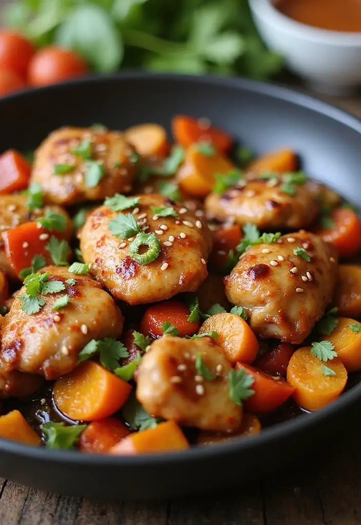 26 Meat Skillet Recipes for Fast Weeknight Meals - 14. Teriyaki Chicken Skillet