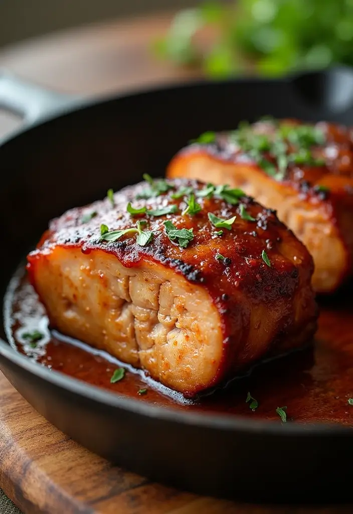 26 Meat Skillet Recipes for Fast Weeknight Meals - 22. Maple Glazed Pork Tenderloin