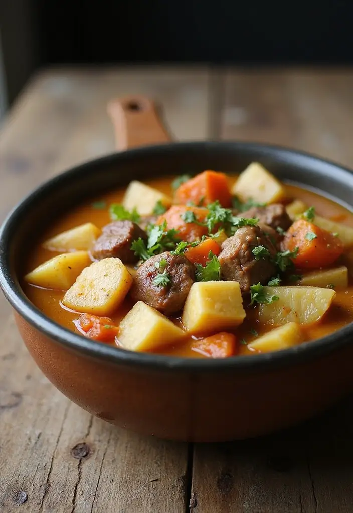 26 Meat Stew Recipes That Taste Like Grandma’s - 14. Hearty Potato and Meat Stew