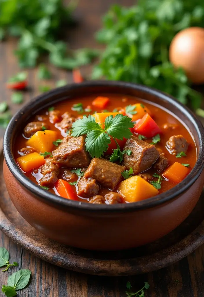 26 Meat Stew Recipes That Taste Like Grandma’s - 15. Zesty Beef and Vegetable Stew