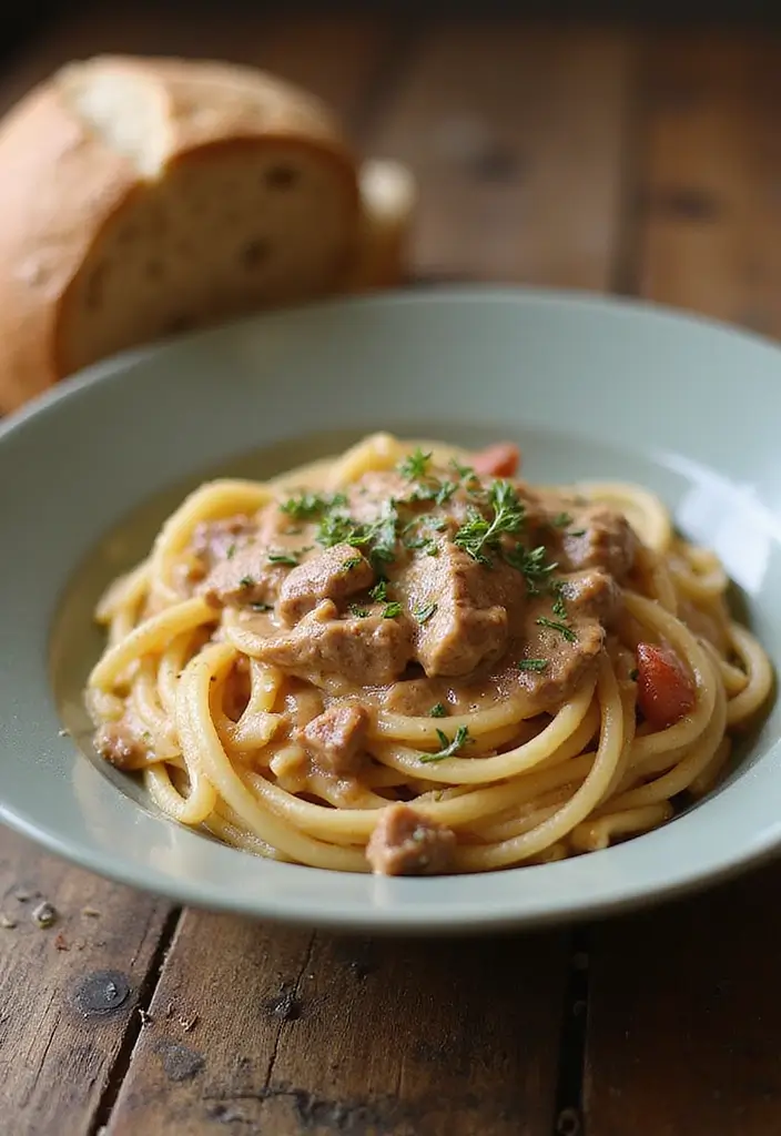 26 One-Pot Meat Recipes That Save Time - 12. One-Pot Creamy Beef Pasta