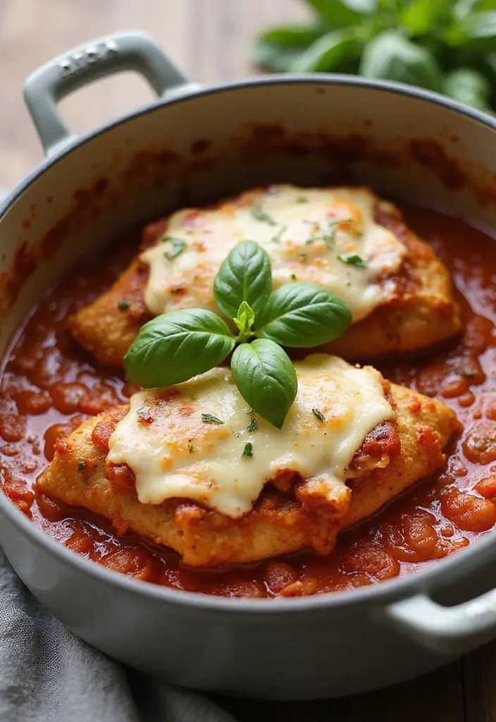 26 One-Pot Meat Recipes That Save Time - 16. One-Pot Chicken Parmesan