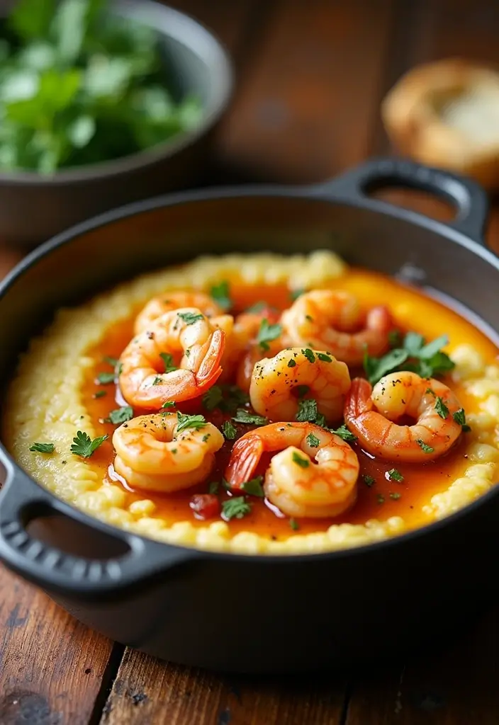 26 One-Pot Meat Recipes That Save Time - 24. One-Pot Shrimp and Grits