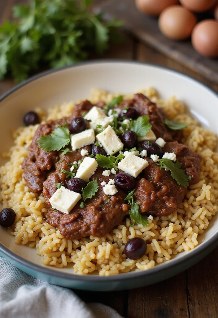 26 One-Pot Meat Recipes That Save Time - 7. One-Pot Greek Beef With Orzo