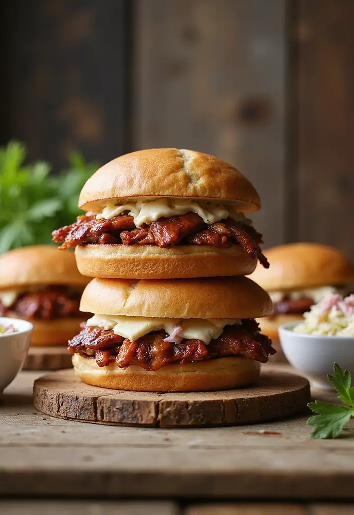 26 Pork Skillet Recipes for Quick Cooking - 15. One-Pan BBQ Pork Sandwiches