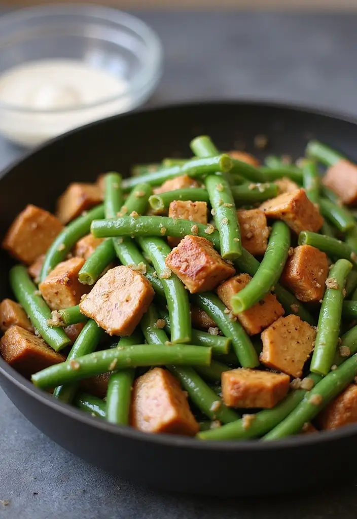 26 Pork Skillet Recipes for Quick Cooking - 21. Pork and Green Bean Stir-Fry