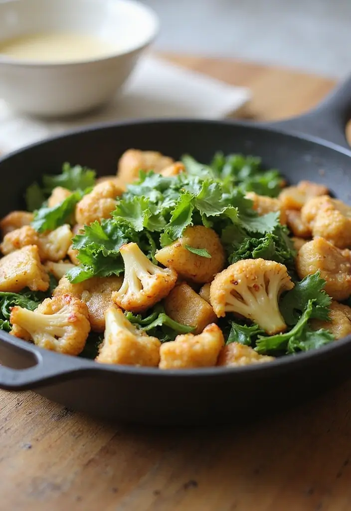 26 Pork Skillet Recipes for Quick Cooking - 23. Pork and Cauliflower Stir-Fry