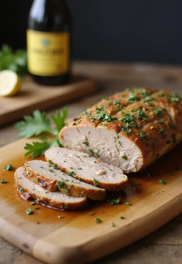 26 Pork Skillet Recipes for Quick Cooking - 8. Garlic Herb Pork Tenderloin