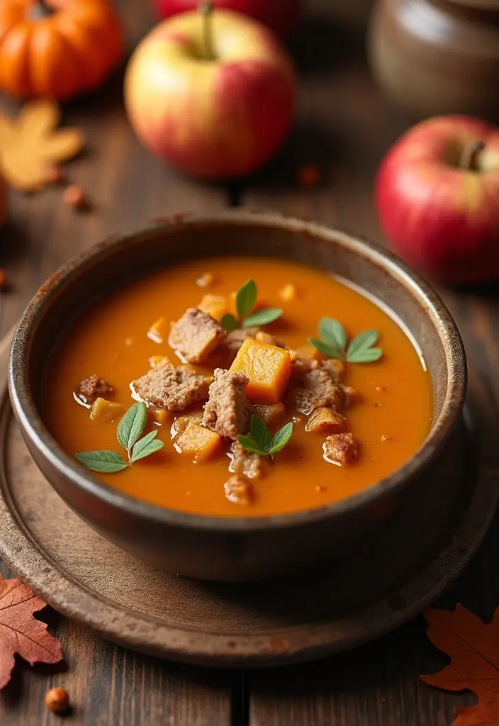 26 Pork Soup Recipes That Comfort the Soul - 10. Spiced Pork and Apple Soup