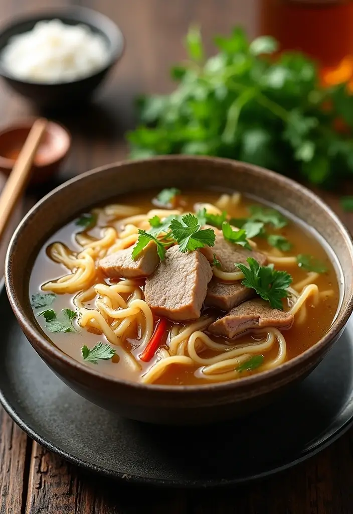 26 Pork Soup Recipes That Comfort the Soul - 13. Chinese Pork and Noodle Soup