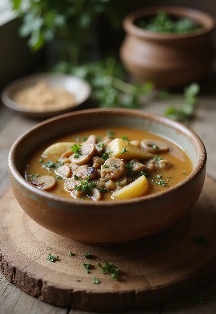 26 Pork Soup Recipes That Comfort the Soul - 14. Pork and Mushroom Soup