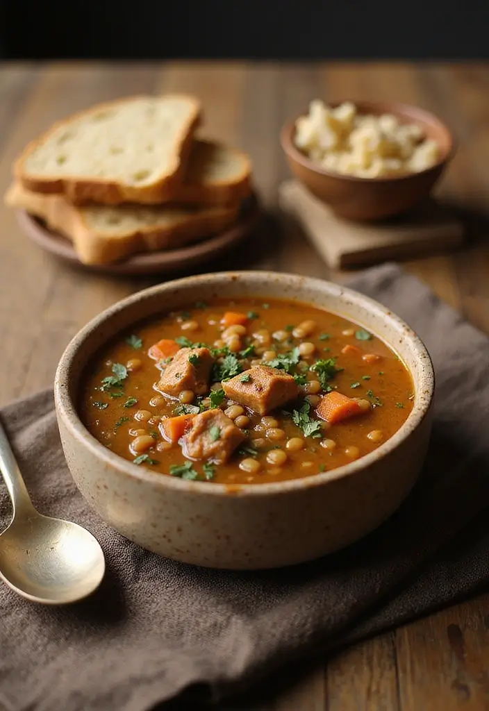 26 Pork Soup Recipes That Comfort the Soul - 7. Pork and Lentil Soup