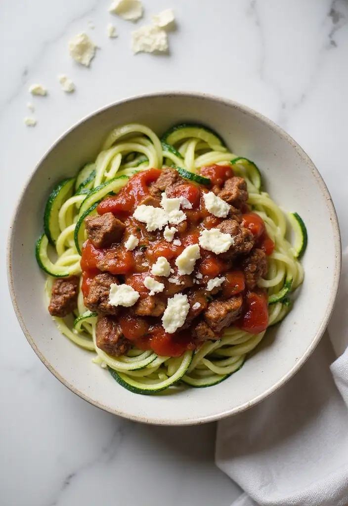 26 Quick Beef Lunch Recipes You’ll Make Again and Again - 24. Beef and Zucchini Noodles