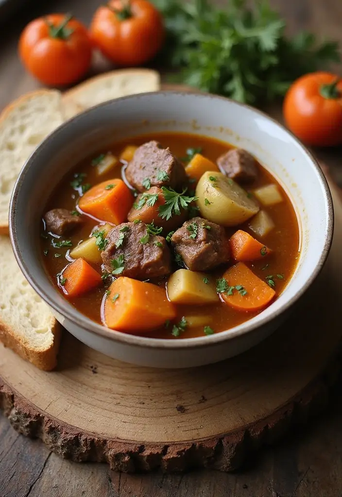26 Slow Cooker Beef Recipes for Busy Weeknights - 13. Beef and Vegetable Soup