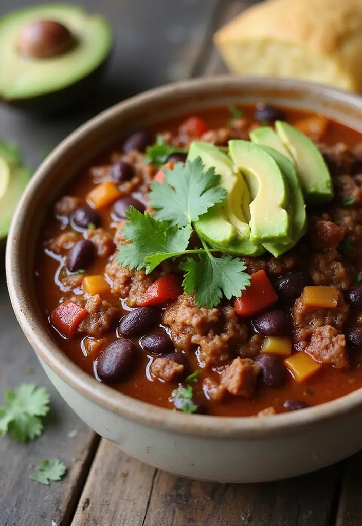 26 Slow Cooker Beef Recipes for Busy Weeknights - 17. Beef and Black Bean Chili