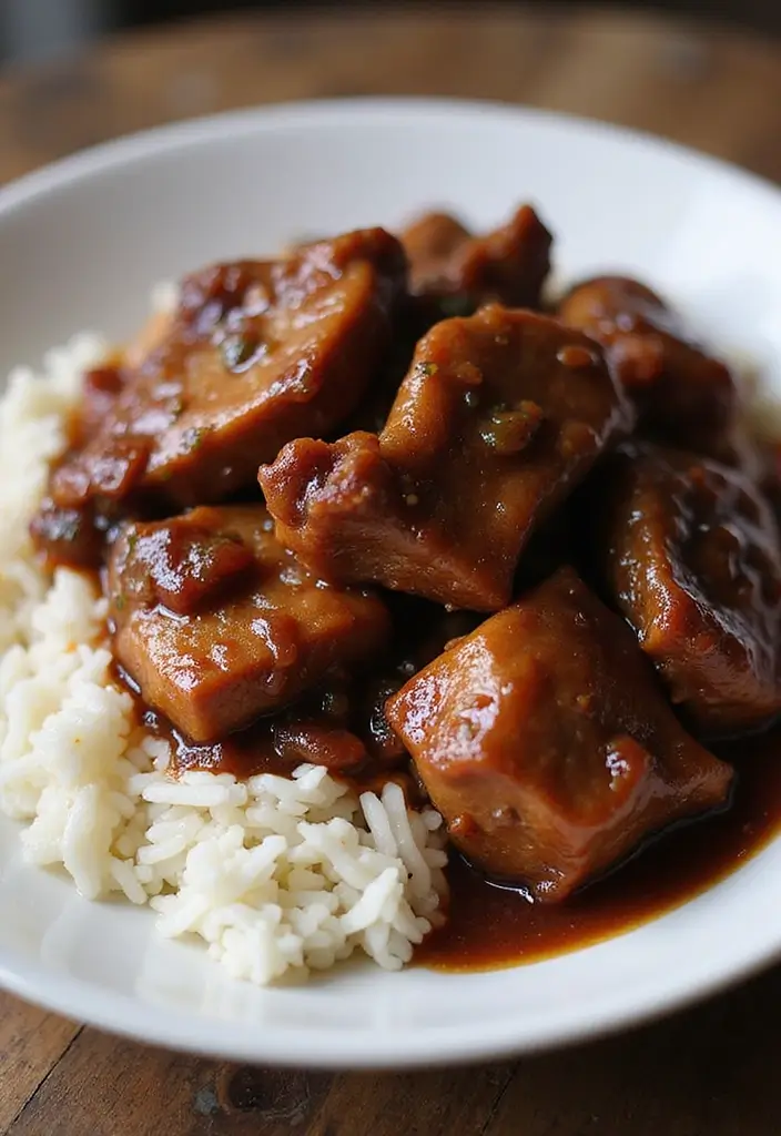 26 Slow Cooker Pork Recipes That Fall Apart Perfectly - 13. Pork Adobo