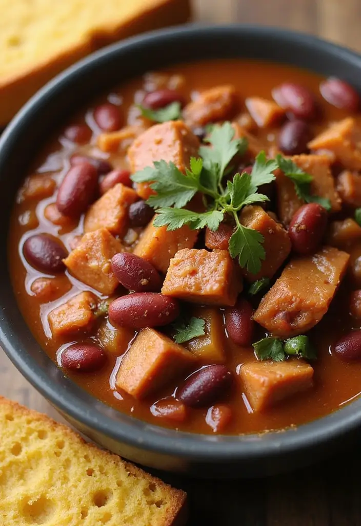 26 Slow Cooker Pork Recipes That Fall Apart Perfectly - 17. Pork and Bean Chili
