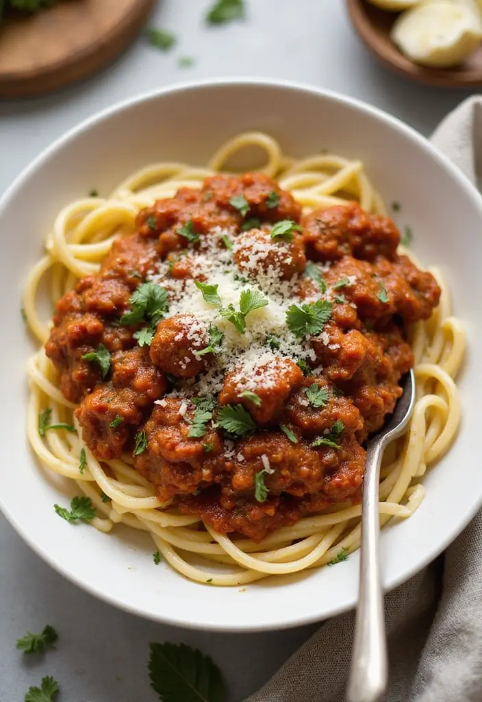 26 Slow Cooker Pork Recipes That Fall Apart Perfectly - 20. Pork Bolognese