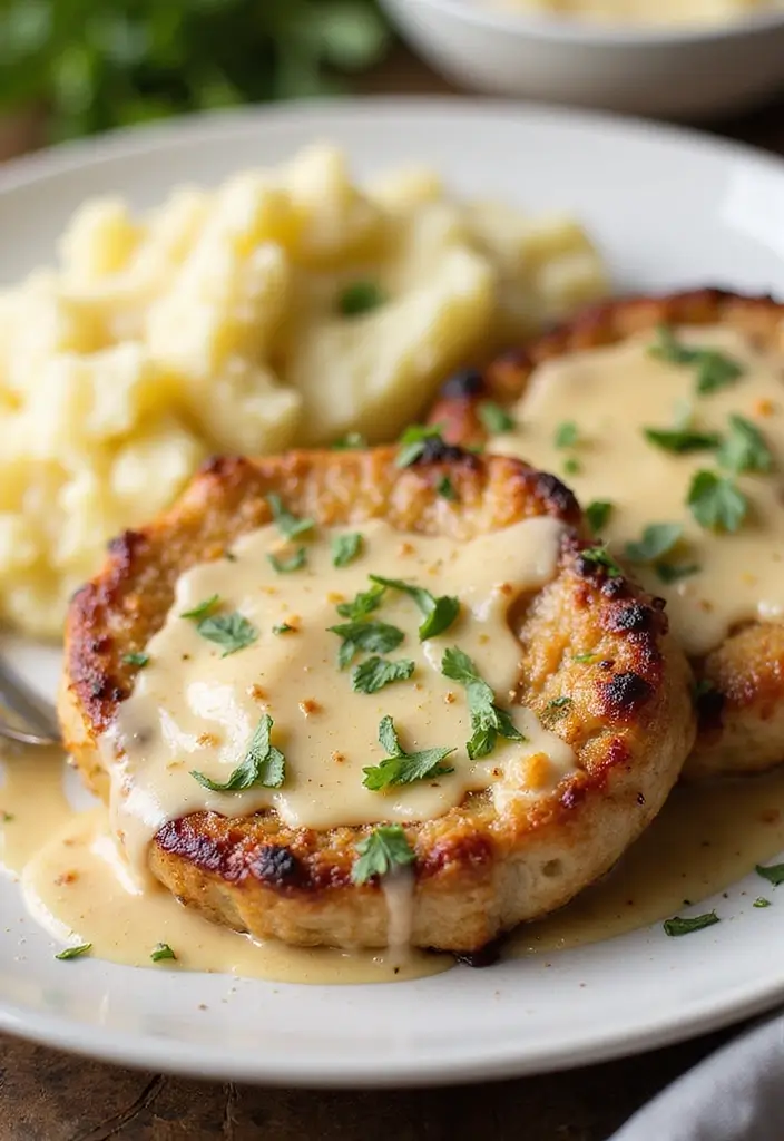 26 Slow Cooker Pork Recipes That Fall Apart Perfectly - 24. Garlic Parmesan Pork Chops