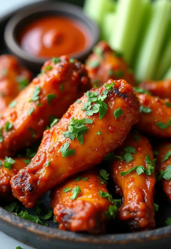 26 Spicy Meat Recipes That Wake Up Your Taste Buds - 17. Chili Garlic Chicken Wings