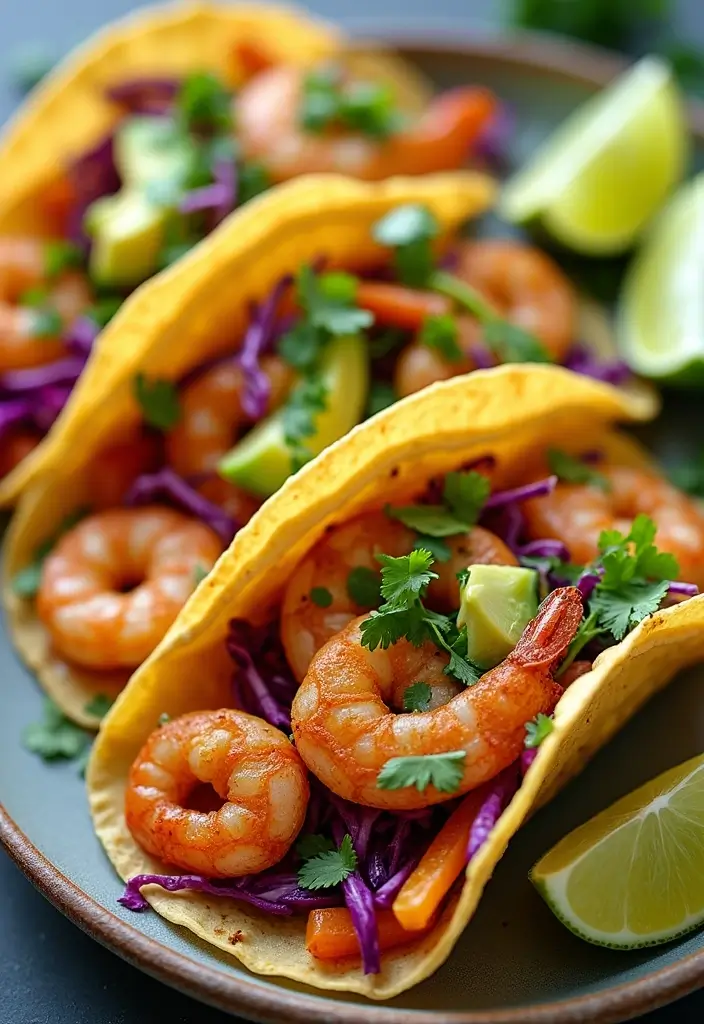 26 Spicy Meat Recipes That Wake Up Your Taste Buds - 3. Cajun-Spiced Shrimp Tacos