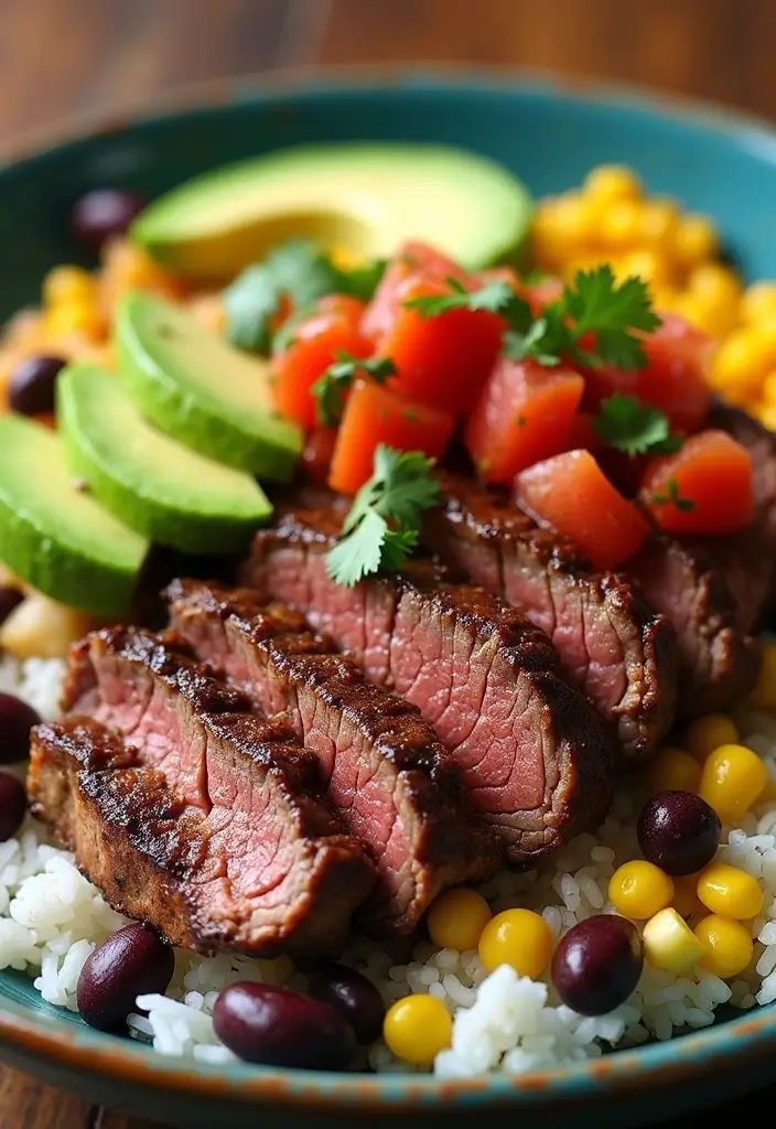 26 Steak Dinner Ideas for Romantic Nights In - 16. Steak Burrito Bowl