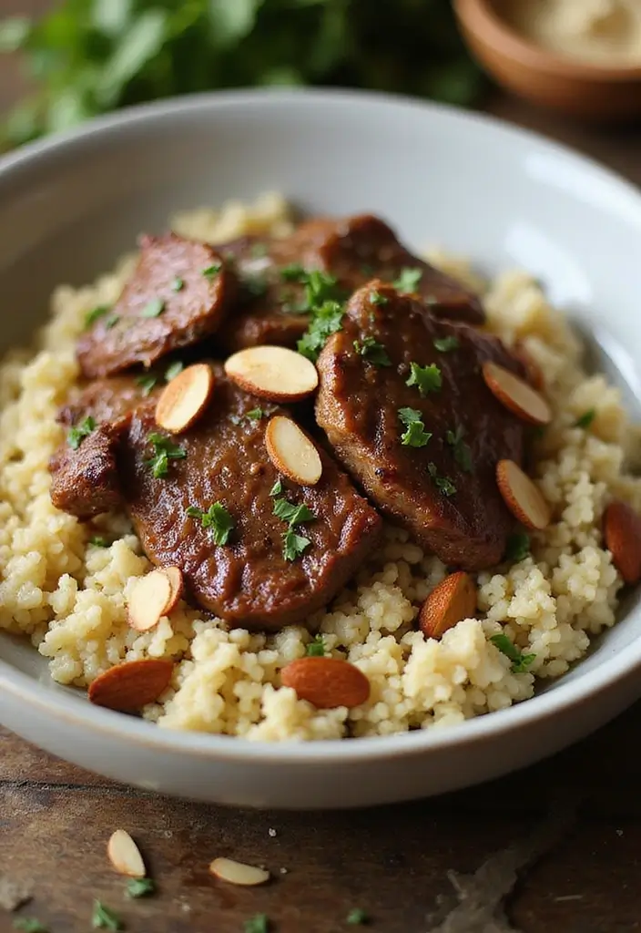 26 Steak Dinner Ideas for Romantic Nights In - 18. Moroccan Spiced Steak with Couscous