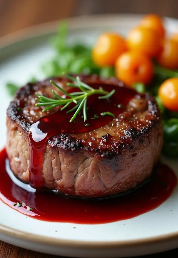 26 Steak Dinner Ideas for Romantic Nights In - 2. Filet Mignon with Red Wine Reduction