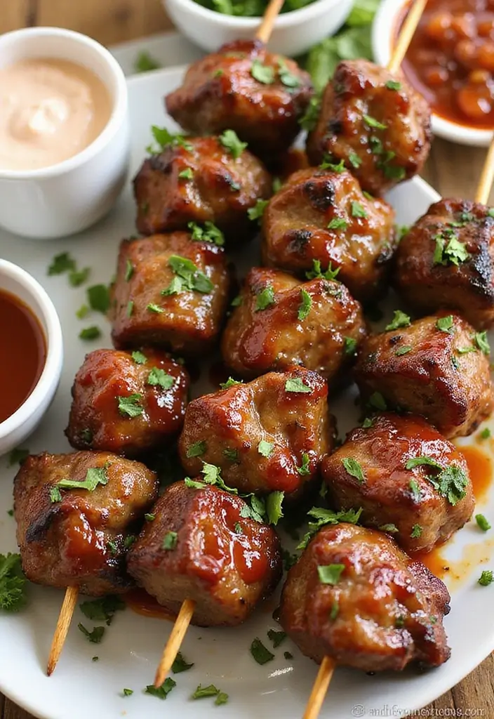 26 Steak Dinner Ideas for Romantic Nights In - 21. Sriracha Honey Steak Bites