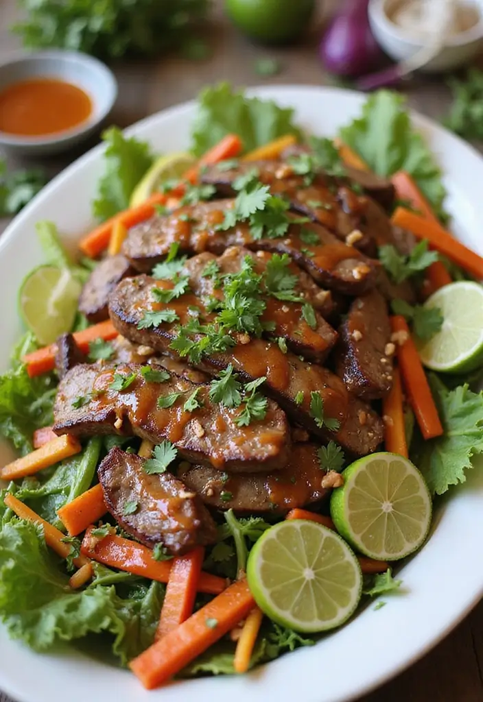 26 Steak Salad Recipes That Feel Like Fine Dining - 10. Thai Steak Salad with Lime and Chili Dressing