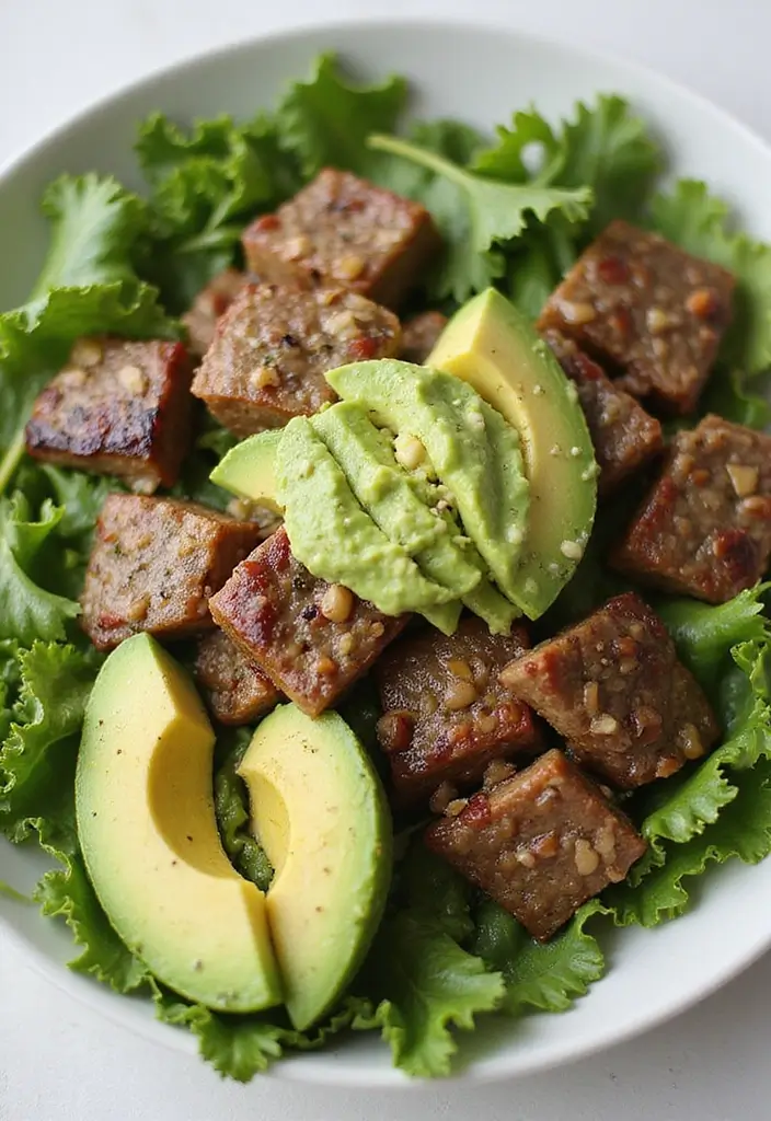 26 Steak Salad Recipes That Feel Like Fine Dining - 23. Steak Salad with Creamy Avocado Dressing