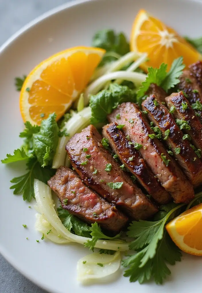 26 Steak Salad Recipes That Feel Like Fine Dining - 24. Steak Salad with Fennel and Citrus