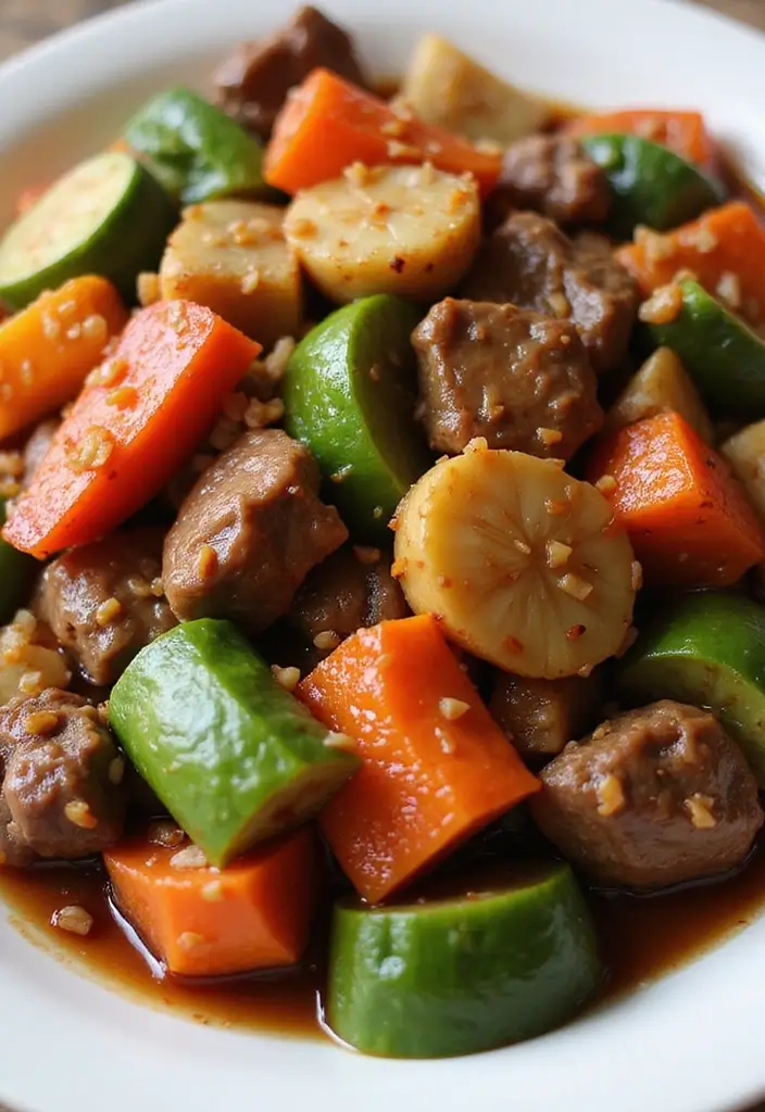 26 Steak Stir-Fry Recipes Packed with Asian Flavors - 17. Beef and Vegetable Stir-Fry with Brown Sauce