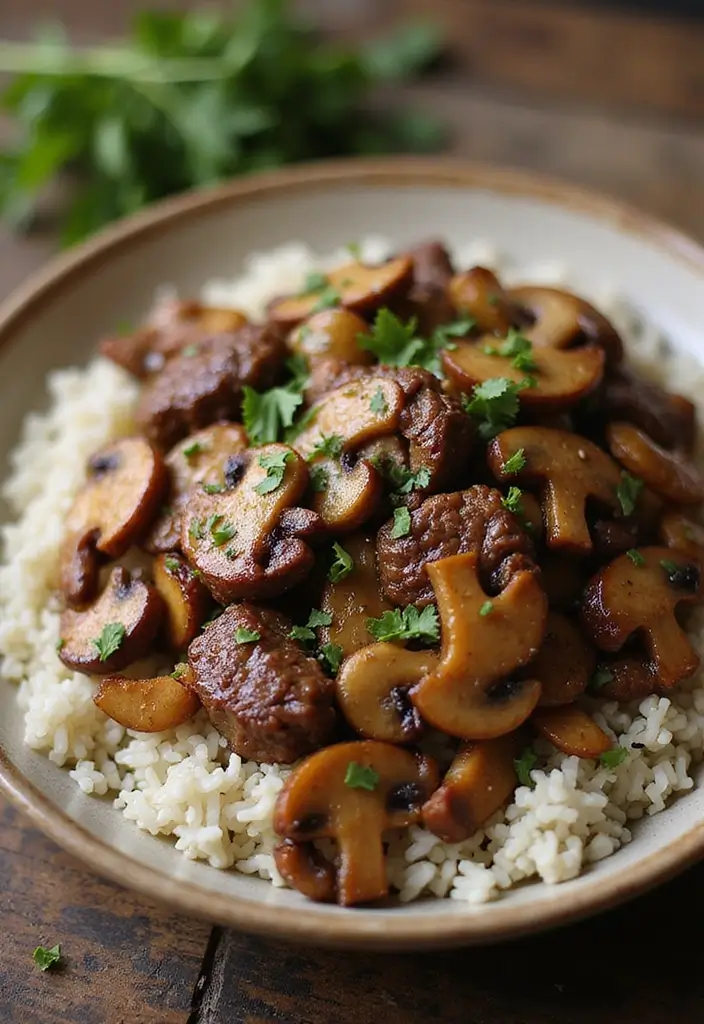 26 Steak Stir-Fry Recipes Packed with Asian Flavors - 26. Beef and Mushroom Stir-Fry