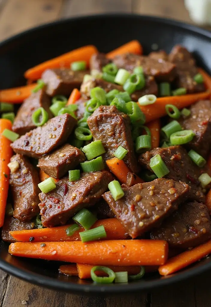 26 Steak Stir-Fry Recipes Packed with Asian Flavors - 3. Spicy Korean Beef Stir-Fry
