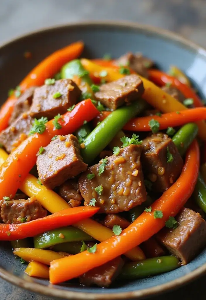26 Steak Stir-Fry Recipes Packed with Asian Flavors - 7. Orange Beef Stir-Fry
