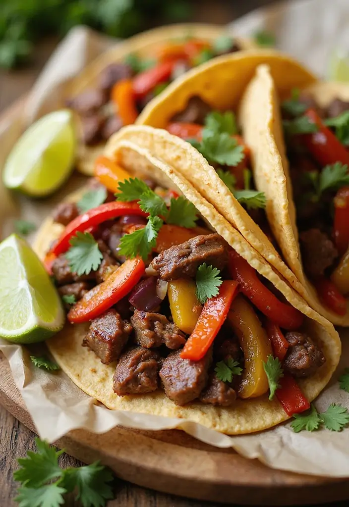 26 Steak Taco Recipes That Bring the Heat - 19. Steak Fajita Tacos